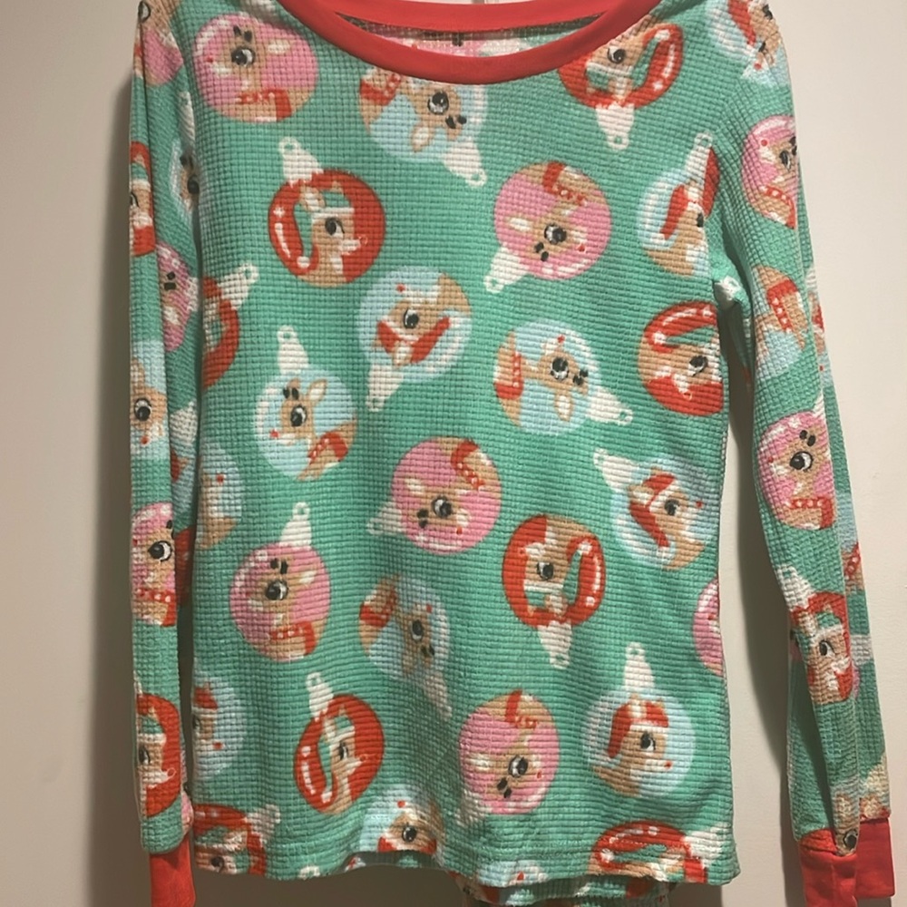 Rudolph the red nose reindeer pj set